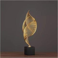 Sculptures Home Decor Creative Modern Luxury  Feng Shui Ornaments (Size : Small)