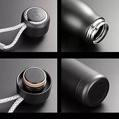 Water Bottle | Vacuum Insulated Travel Bottle | Hot & Cold Water Bottle | Water Bottle with Carry Handle | Thermos Flask for Gym Bottle