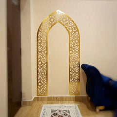 Mehrab Wall Art for Prayer Room | Acrylic Islamic Wall Décor | Elegant Namaz Wall Hanging