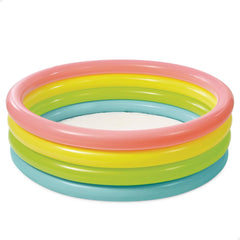 Large Full Size Intex Sunset Glow Inflatable Paddling Pool – 163 Gallons, Round, Multicolored