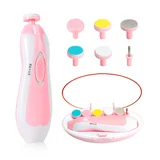 6 in 1 Baby Nail Trimmer Electric - Grooming Kit Manicure Set for Toddler or Adults