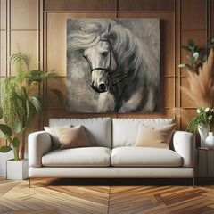 Famous Award Winner White Horse Dream - Iconic Painting