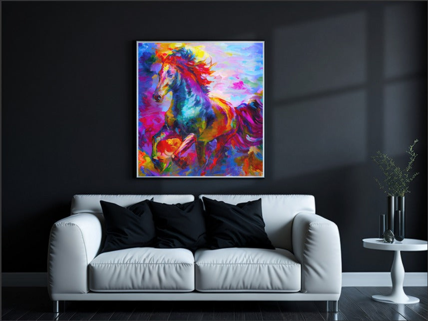 Famous Award Winner White Horse Dream - Iconic Painting