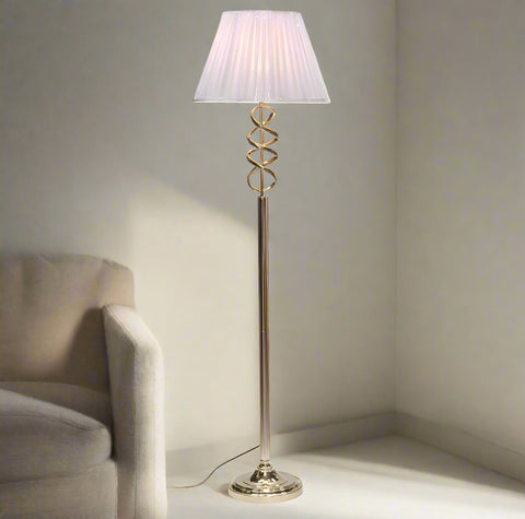 metal long stand lamp