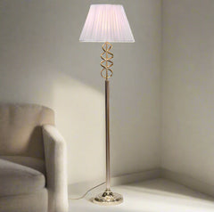 metal long stand lamp