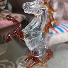 Horse Stallion Figurine Décor - Glass
