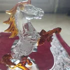 Horse Stallion Figurine Décor - Glass