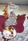 Horse Stallion Figurine Décor - Glass
